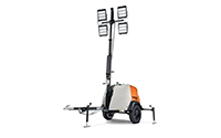 6 Kilowatt (kW) Power and 59 Hours (h) Maximum Run Time Industrial Light Tower